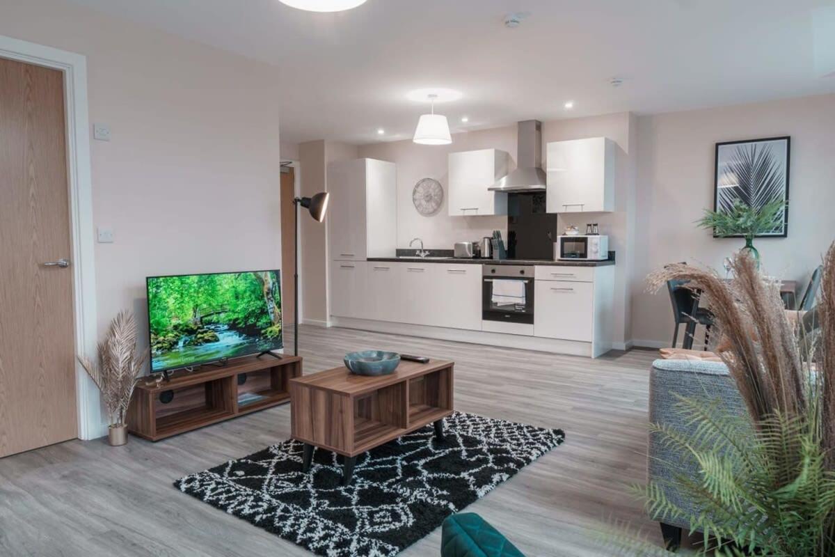 Contemporary 2 Bed Manchester Apartment - Sleeps 4 Exterior photo